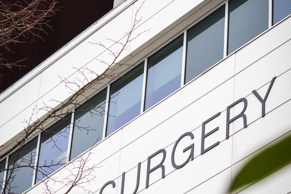 The exterior of a modern private surgical clinic of the kind international patients travel to